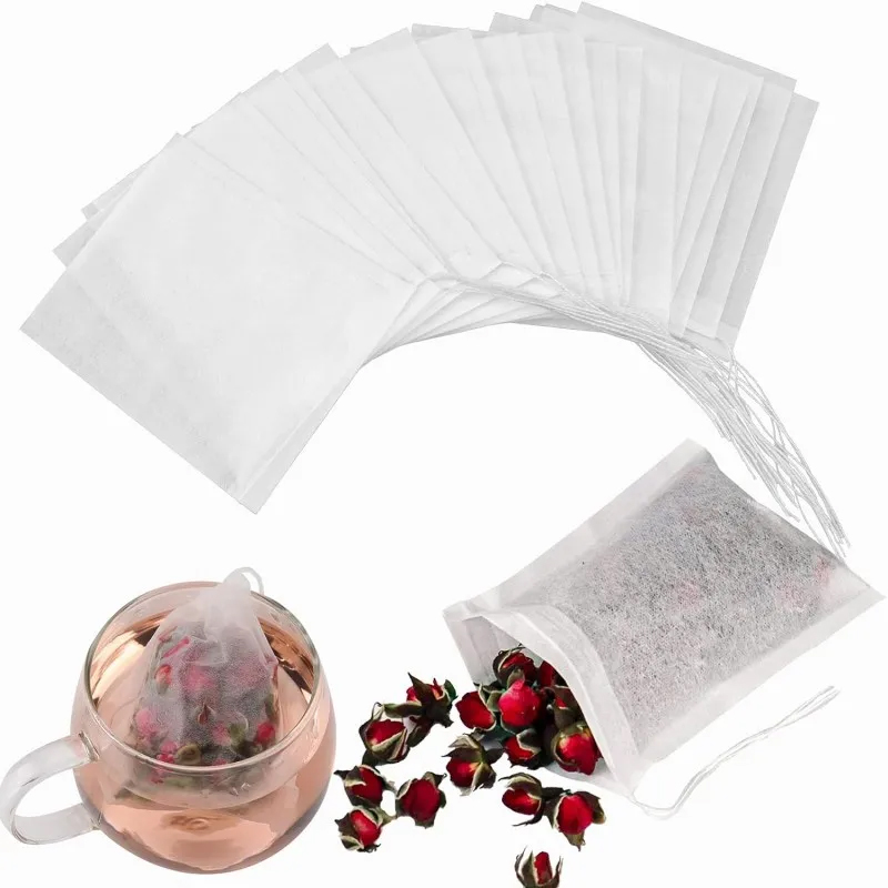 Herbal Tea For Wellness - 100pcs Disposable Teabags Non-woven Fabric Tea