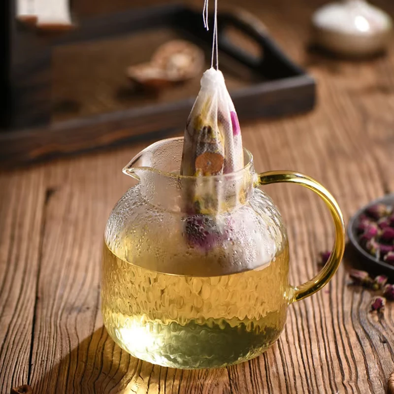 100Pcs Disposable Teabags Non- - Herbal Tea For Wellness ulasan dan harga