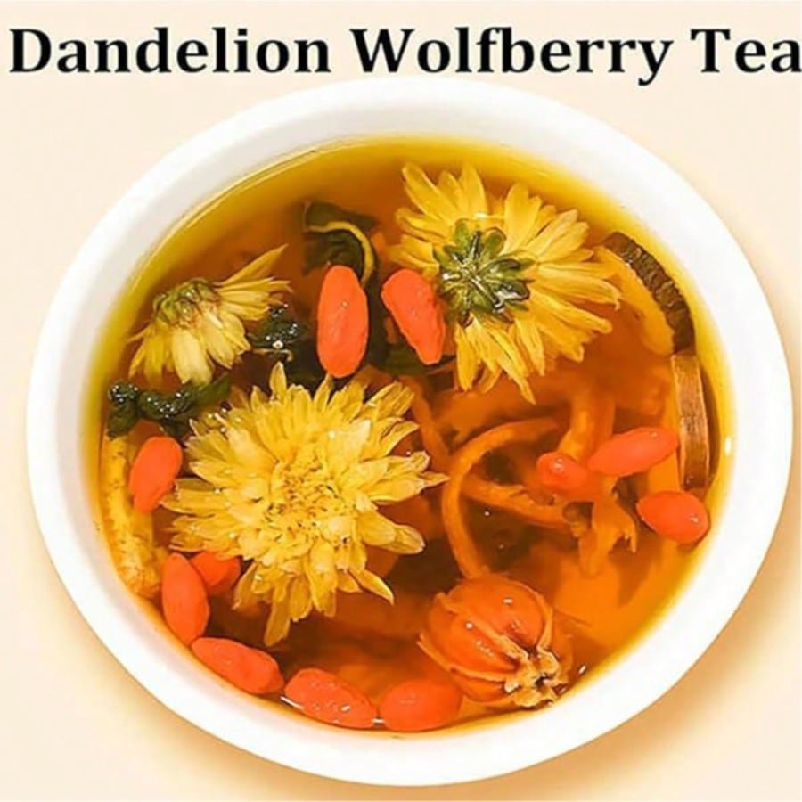 Dandelion Wolfberry Herbal Tea - Herbal Tea For Wellness ulasan dan harga