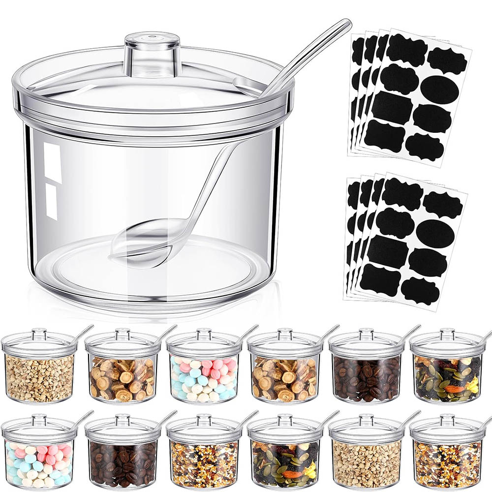 Acrylic Sugar Containers/Clear - Herbal Tea For Wellness ulasan dan harga
